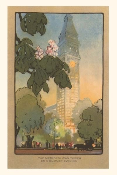 Cover for Found Image Press · Vintage Journal Art Deco Rendering of Metropolitan Tower, New York City (Book) (2022)