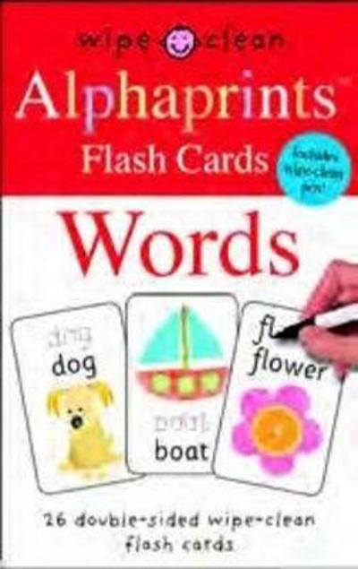 Cover for Roger Priddy · Words: Alphaprints Flash Cards - Alphaprints Flash Cards (Flashcards) (2017)