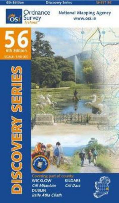 Cover for Ordnance Survey Ireland · Dublin, Wicklow Kildare - Discovery Series (Kort) [6 Revised edition] (2015)