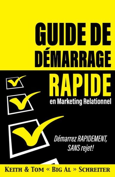 Cover for Keith Schreiter · Guide de demarrage rapide en Marketing relationnel (Paperback Book) (2019)