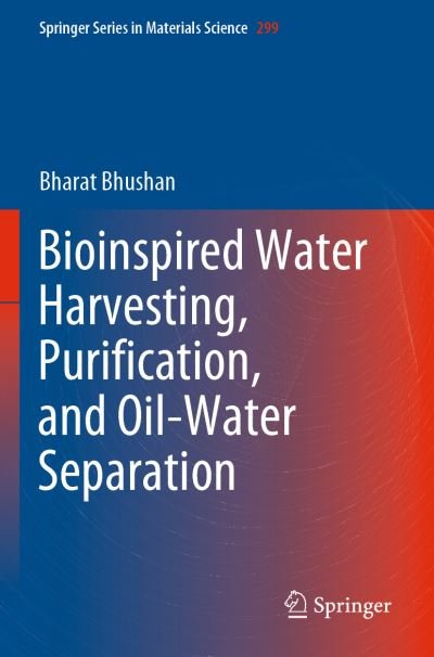Cover for Bharat Bhushan · Bioinspired Water Harvesting, Purification, and Oil-Water Separation - Springer Series in Materials Science (Pocketbok) [1st ed. 2020 edition] (2021)