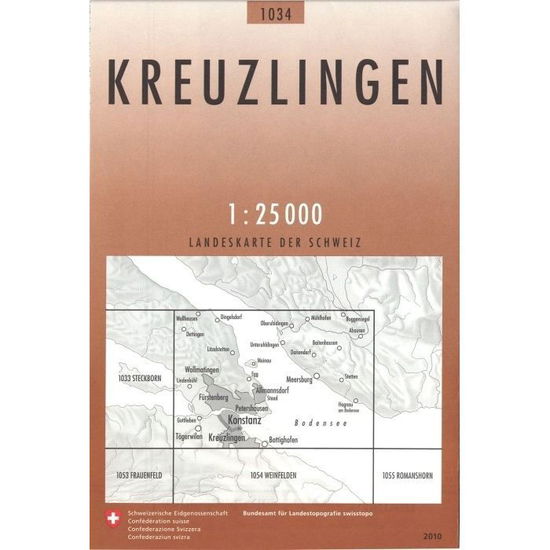 Cover for Switzerland Swisstopo · Kreuzlingen 2016 (Map) (2021)