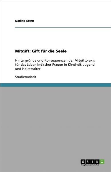 Cover for Stern · Mitgift: Gift für die Seele (Book) [German edition] (2008)