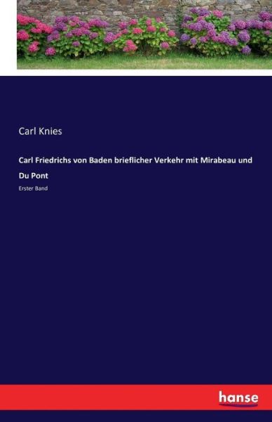 Cover for Knies · Carl Friedrichs von Baden briefli (Book) (2016)