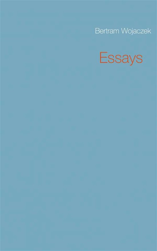 Cover for Wojaczek · Essays (Book) (2020)
