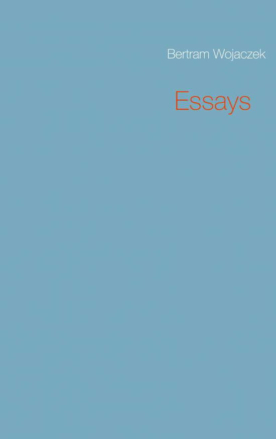 Cover for Wojaczek · Essays (Buch) (2020)