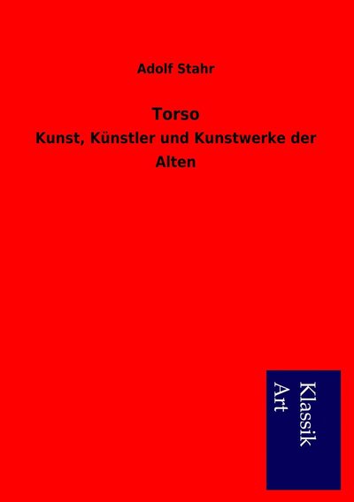 Cover for Stahr · Torso (Book)