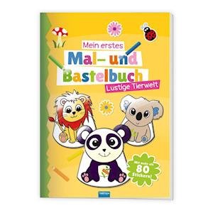 Cover for Trötsch Verlag GmbH &amp; Co.KG · Trötsch Malbuch Bastelbuch Mein erstes Mal- und Bastelbuch Lustige Tierwelt (Buch) (2024)
