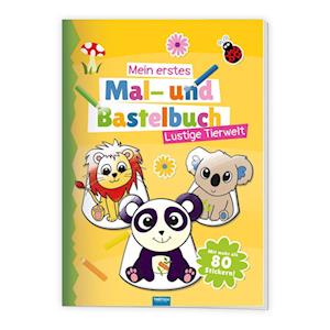 Trötsch Malbuch Bastelbuch Mein erstes Mal- und Bastelbuch Lustige Tierwelt - Trötsch Verlag GmbH & Co.KG - Books - Trötsch Verlag GmbH & Co. KG - 9783988021342 - March 4, 2024