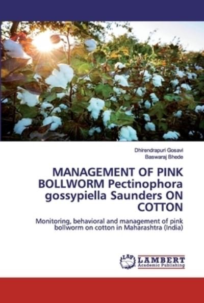 Cover for Gosavi · MANAGEMENT OF PINK BOLLWORM Pect (Book) (2020)