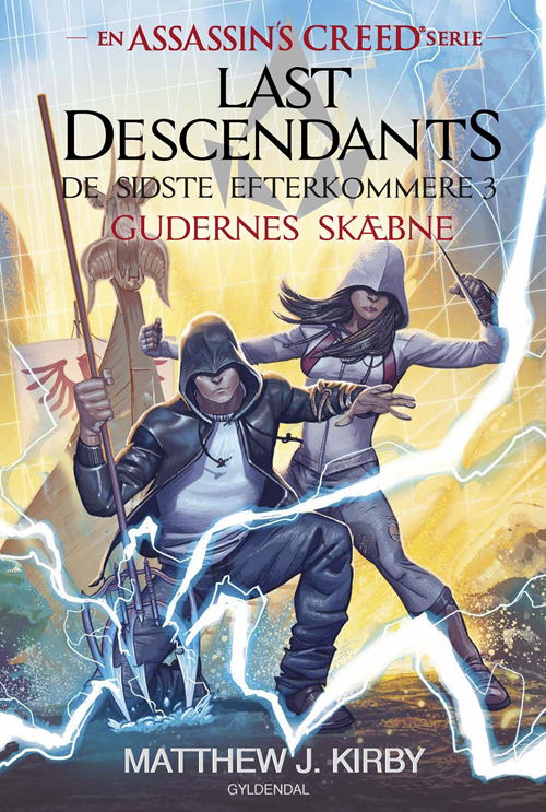 Cover for Matthew J. Kirby · Assassins Creed - De sidste efterkommere: Assassin's Creed - Last Descendants: De sidste efterkommere (3) - Gudernes skæbne (Indbundet Bog) [1. udgave] (2018)