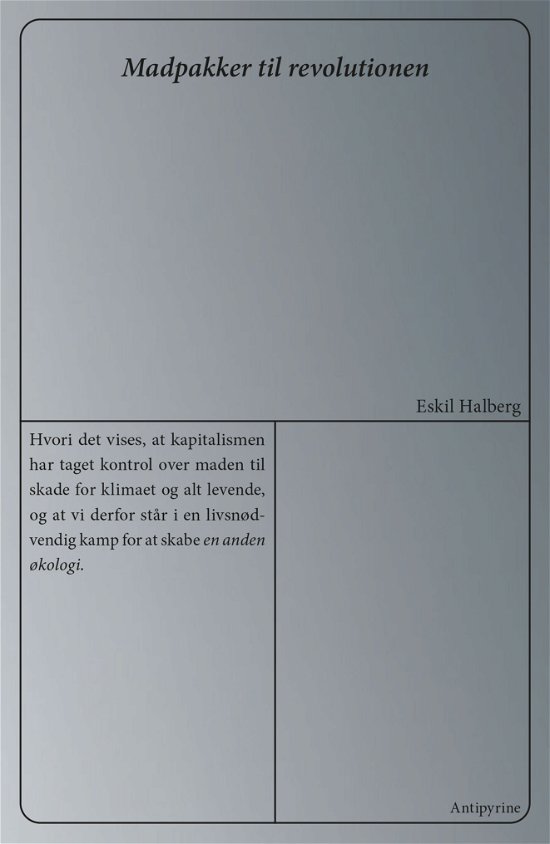 Cover for Eskil Halberg · Madpakker til revolutionen (Heftet bok) [1. utgave] (2024)