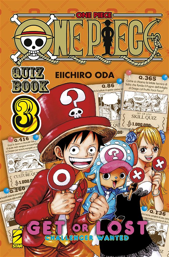 Cover for Eiichiro Oda · One Piece. Quiz Book. Get Or Lost. Challenger Wanted #03 (Book)