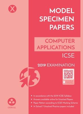 Cover for Oswal Publishers · Model Specimen Papers for Computer Applications (Paperback Book) (2018)