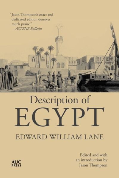 Cover for Edward William Lane · Description of Egypt: Notes and Views in Egypt and Nubia (Paperback Book) (2020)