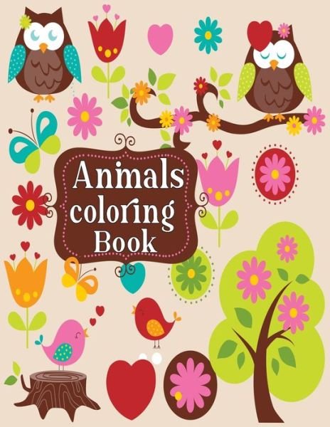 Cover for Nr Grate Press · Animal Coloring Book (Paperback Bog) (2021)