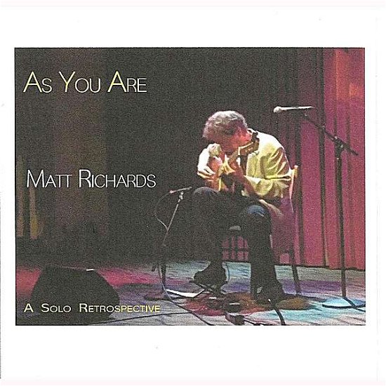 Cover for Matt Richards · As You Are (CD) (2012)