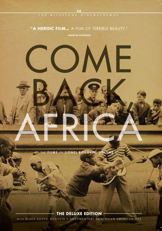 Cover for Come Back Africa (DVD) (2014)
