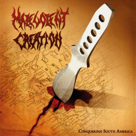 Cover for Malevolent Creation · Conquering South America  (Red Vinyl) (LP) (2022)