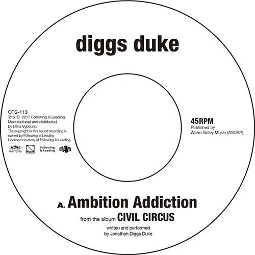 Cover for Diggs Duke · Ambition Addiction / Welcome (LP) [Japan Import edition] (2021)