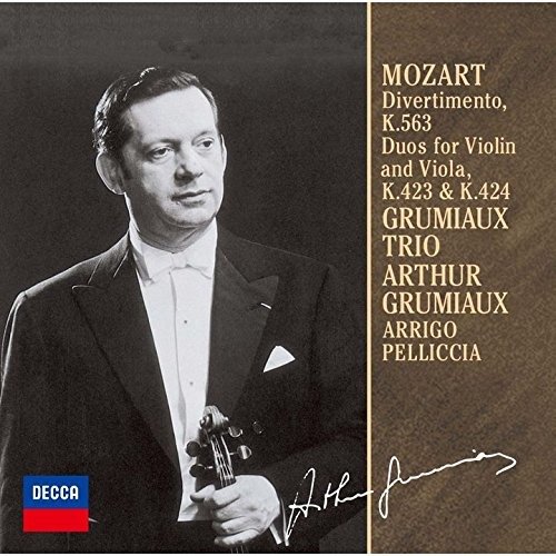 Cover for Arthur Grumiaux · Mozart: Divertimento K.563. Duets (CD) (2021)
