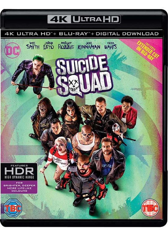 Cover for Suicide Squad (4k Blu-ray) · Suicide Squad (4K UHD Blu-ray) (2016)
