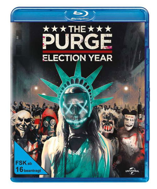 Cover for Frank Grillo,elizabeth Mitchell,edwin Hodge · The Purge: Election Year (Blu-Ray) (2017)