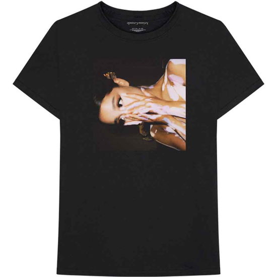 Cover for Ariana Grande · Ariana Grande Unisex T-Shirt: Side Photo (Black) (T-shirt) [size M] (2019)