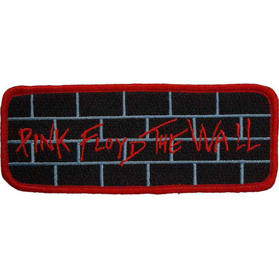 Pink Floyd Woven Patch: The Wall Red (Standard) - Pink Floyd - Gadżety -  - 5056368696343 - 