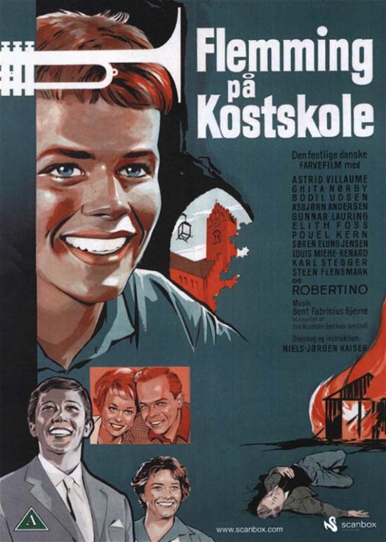 Cover for Flemming på kostskole (1961) [DVD] (DVD) (2024)