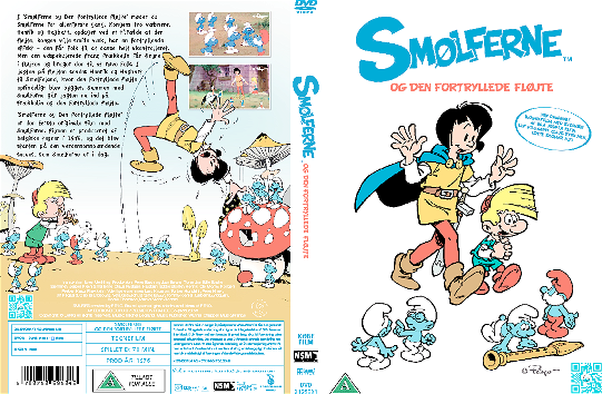 Cover for Smølferne · Smølferne - og den Fortryllede Fløjte (DVD) (2012)