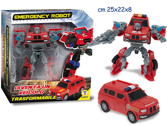 Mr. Boy - Robot Trasformabili Squadra Antincendio - Window Box - Mr. Boy - Merchandise - Teorema-Liberaonline - 8017967639343 - 