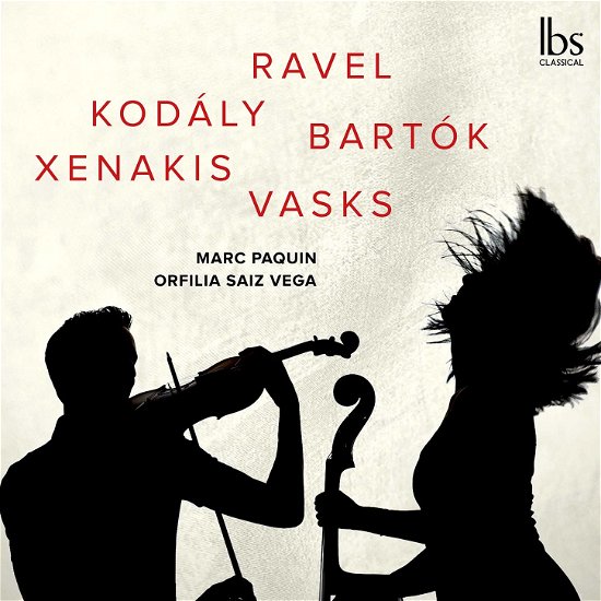 Cover for Paquin / Saiz Vega · Duo Violin &amp; Cello (CD) (2020)