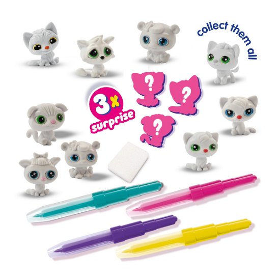 Cover for Ses Creative · Ses Creative - Blow Pens - Decorate 3 Kittens - (s14334) (Spielzeug)