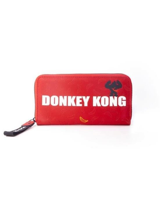 Nintendo Donkey Kong Bananas Zippered Wallet - Nintendo - Merchandise - DIFUZED - 8718526119343 - February 3, 2020