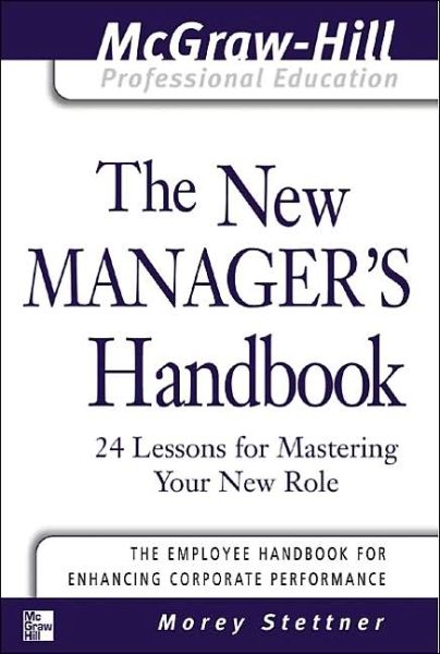 Cover for Morey Stettner · The New Manager's Handbook (Spiral Book) [Ed edition] (2002)