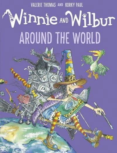 Winnie and Wilbur: Around the World PB & CD - Valerie Thomas - Kirjat - Oxford University Press - 9780192772343 - torstai 11. maaliskuuta 2021