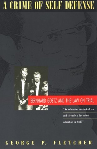 Cover for Fletcher · A Crime of Self Defense (Paperback Bog) (1999)