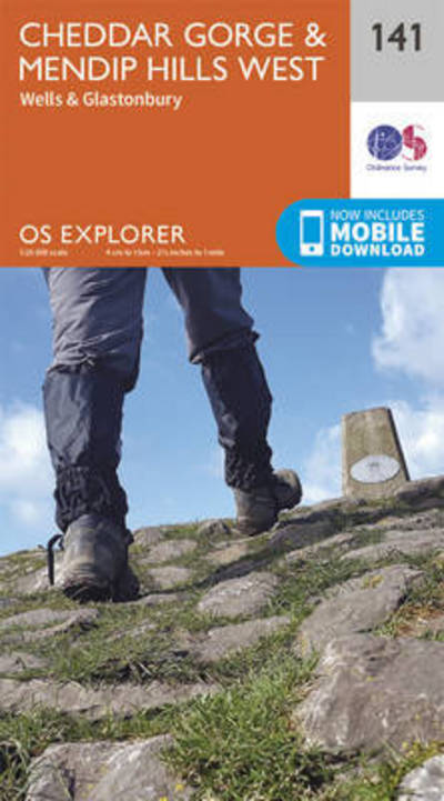 Cover for Ordnance Survey · Cheddar Gorge and Mendip Hills West - OS Explorer Map (Map) [September 2015 edition] (2015)