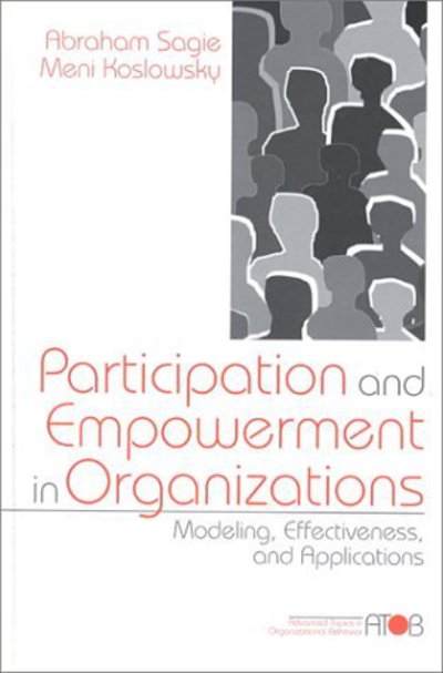 Cover for Lisa Mainiero · Participation and Empowerment in Organizations: Modeling, Effectiveness, and Applications - Advanced Topics in Organizational Behavior series (Hardcover Book) (2000)