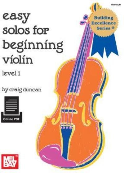 Cover for Craig Duncan · Easy Solos for Beginning Violin, Level 1 (Paperback Bog) (2015)