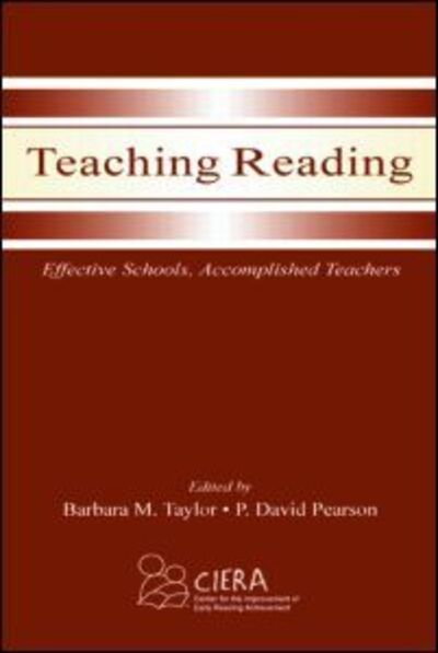 Cover for Barbara M Taylor · Teaching Reading: Effective Schools, Accomplished Teachers (Paperback Book) (2002)