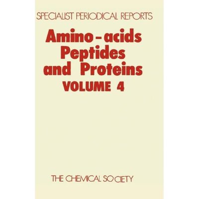 Cover for Royal Society of Chemistry · Amino Acids, Peptides and Proteins: Volume 4 - Specialist Periodical Reports (Hardcover Book) (1972)