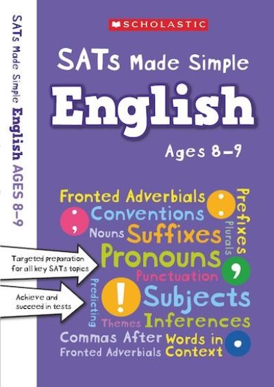 Cover for Catherine Casey · English Made Simple Ages 8-9 - SATs Made Simple (Paperback Book) (2019)