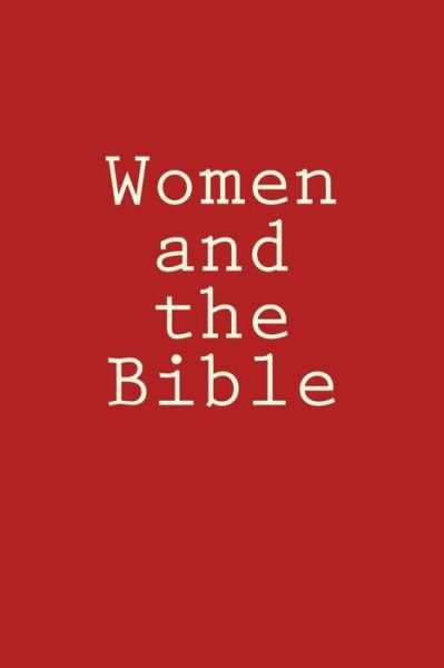 Cover for N Emunah · Women and the Bible (Paperback Bog) (2016)