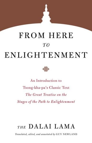 Cover for Dalai Lama · From Here to Enlightenment: An Introduction to Tsong-kha-pa's Classic Text. The Great Treatise on the Stages of the Path to Enlightenment - Core Teachings of the Dalai Lama (Paperback Bog) (2020)