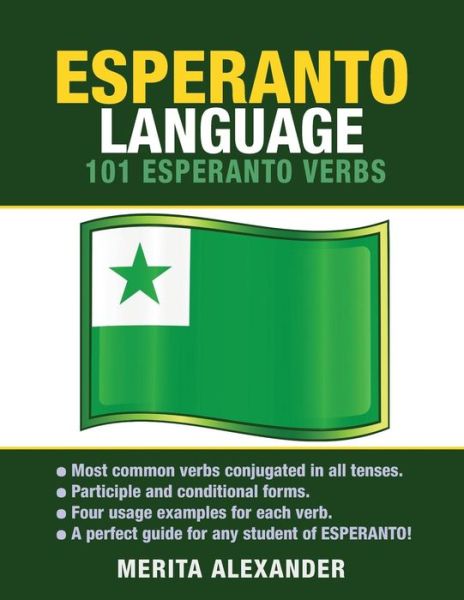 Cover for Merita Alexander · Esperanto Language: 101 Esperanto Verbs (Paperback Book) (2015)