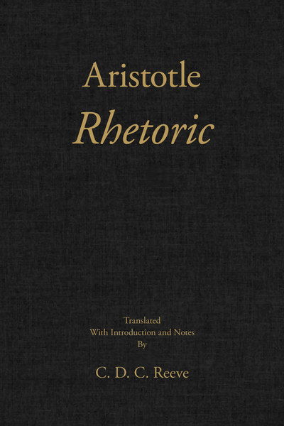 Cover for Aristotle · Rhetoric - The New Hackett Aristotle (Hardcover Book) (2018)