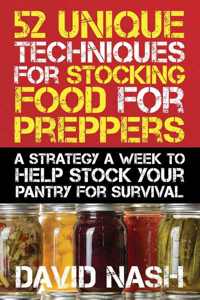 Cover for David Nash · 52 Unique Techniques for Stocking Food for Preppers: A Strategy a Week to Help Stock Your Pantry for Survival (Paperback Book) (2015)