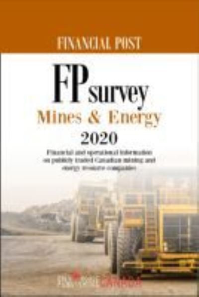 FP Survey: Mines & Energy 2020 - Grey House Canada - Kirjat - H.W. Wilson Publishing Co. - 9781642656343 - tiistai 22. syyskuuta 2020